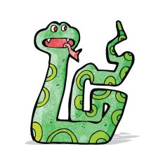 Cartoon Snake N58