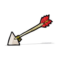 Cartoon Arrow N10