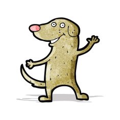 cartoon happy dog N2