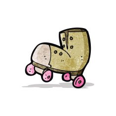 cartoon roller boot N2