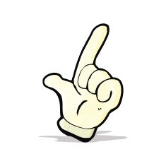 counting hand symbol