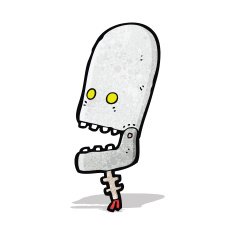 cartoon robot head N2