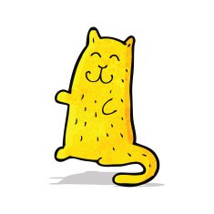 funny cartoon cat N18