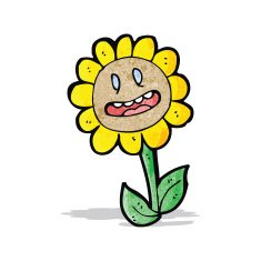 Cartoon Sunflower N17
