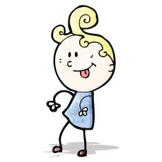 cartoon dancing girl