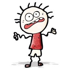 Cartoon Anxious Man N3