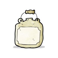 cartoon old clay pot