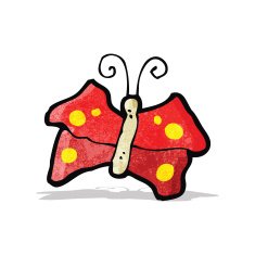 Cartoon Butterfly N26