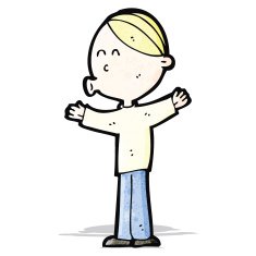 cartoon impressed man N2