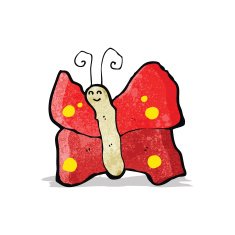 Cartoon Butterfly N27