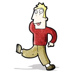 cartoon dancing man N11