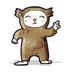 cartoon teddy bear N9