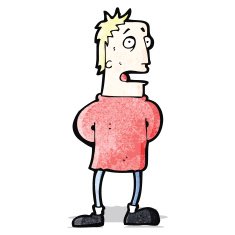cartoon worried man N5