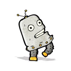 Cartoon Robot N35
