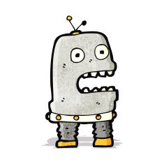 Cartoon Robot N36