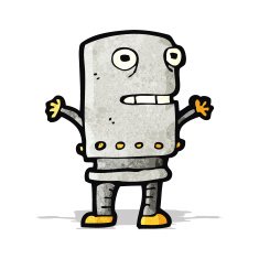 Cartoon Robot N37