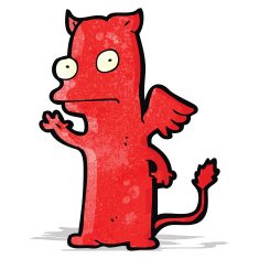Cartoon monster N16