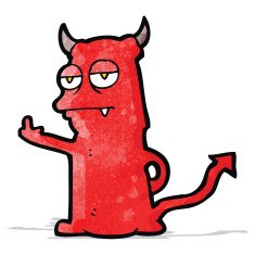 Cartoon monster N17