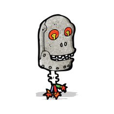Cartoon Robot N41