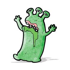 Cartoon monster N19