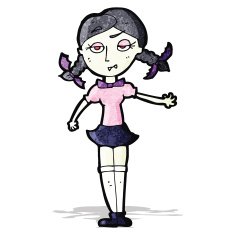 Cartoon Vampire Girl N8