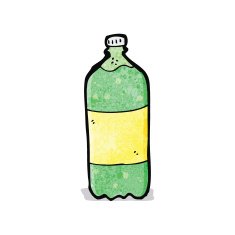 cartoon fizzy drink