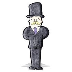 cartoon victorian man N3