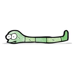 cartoon slithering snake