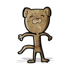 cartoon skinny dog N2