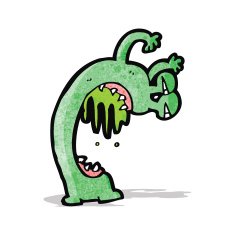 Cartoon monster N22