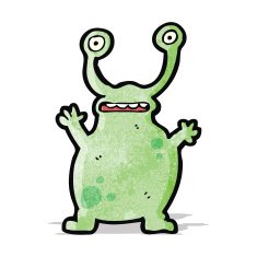cartoon funny alien N2