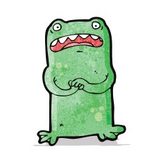 Cartoon Frog N41