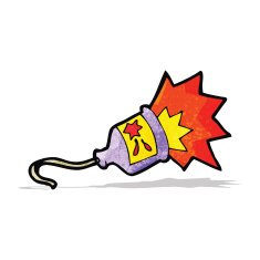cartoon party popper