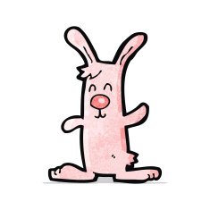 Crazy Cartoon Rabbit N2