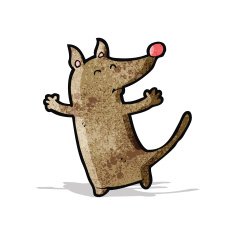 cartoon little dog N10