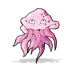 Cartoon Jellyfish N16