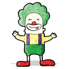 Cartoon Clown N19