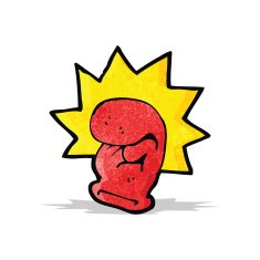 cartoon boxing glove N3