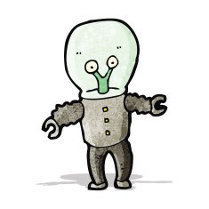 cartoon weird alien N11