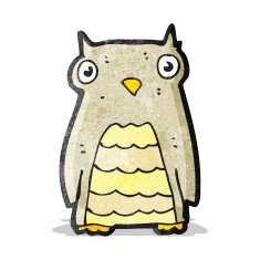 Cartoon Owl N42