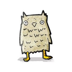 Cartoon Owl N44