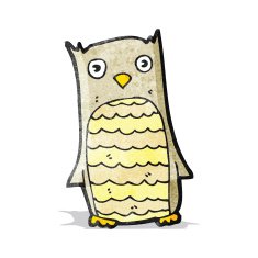 Cartoon Owl N46