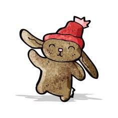cute little rabbit cartoon