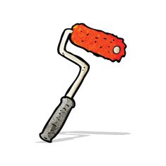 cartoon paint roller N5