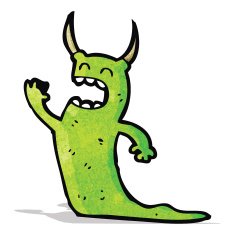 Cartoon monster N23