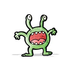 funny little alien cartoon N3