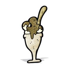 cartoon dessert