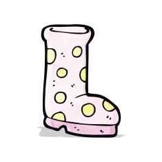 cartoon wellington boot