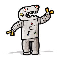 Cartoon Robot N50