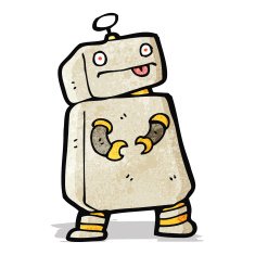 Cartoon Robot N51